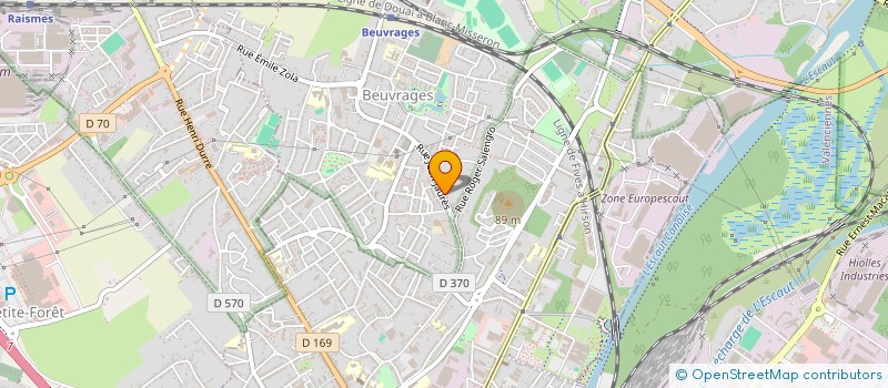 localisation de l'entreprise MADAME JESSICA AUCHAIN  QUIEVRECHAIN