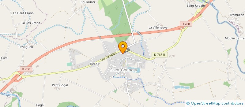 localisation de l'entreprise MADAME JESSICA AUFFRET  SAINT-GONNERY