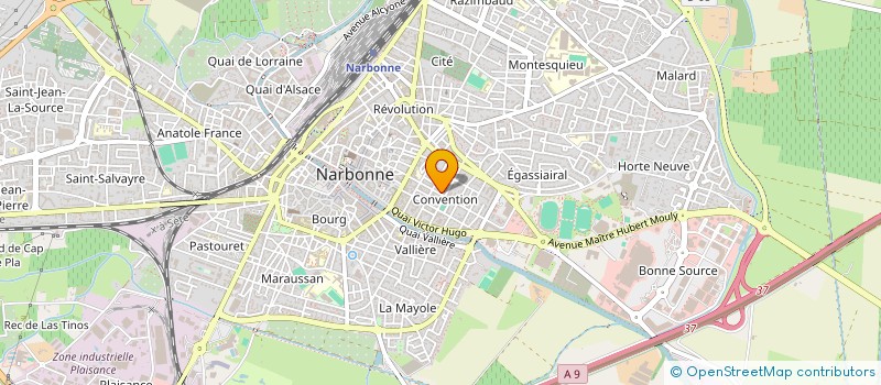 localisation de l'entreprise MADAME JESSICA AULNOIS  NARBONNE