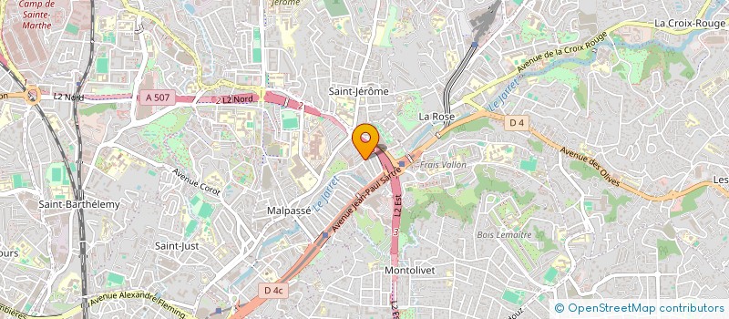localisation de l'entreprise MADAME JESSICA BADRI à MARSEILLE