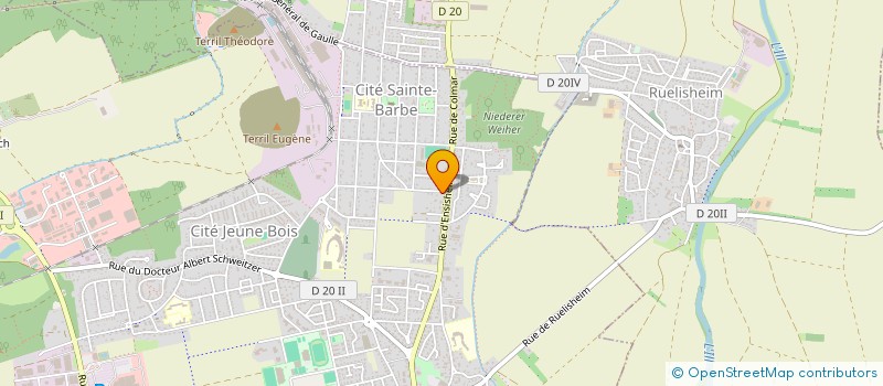 localisation de l'entreprise MADAME JESSICA BAEUMLIN  MULHOUSE