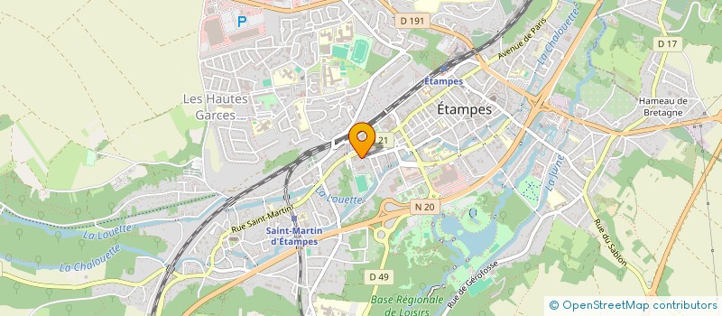 localisation de l'entreprise MADAME JESSICA BAGUR à ETAMPES