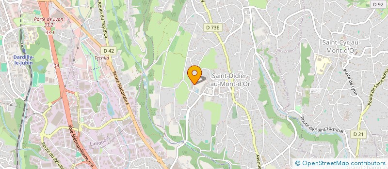localisation de l'entreprise MADAME JESSICA BAIERA  SAINT-DIDIER-AU-MONT-D'OR
