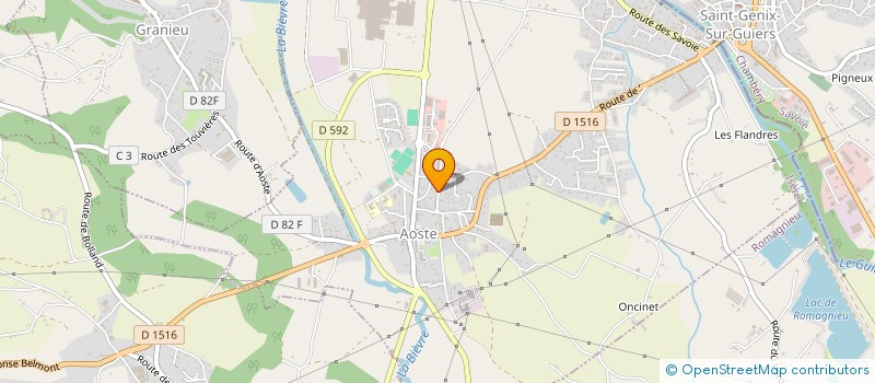 localisation de l'entreprise MADAME JESSICA BALSOLLIER  AOSTE