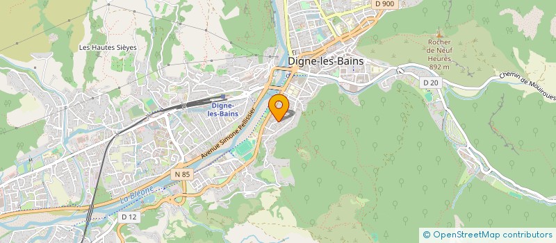localisation de l'entreprise MADAME JESSICA BAPTISTA à DIGNE-LES-BAINS