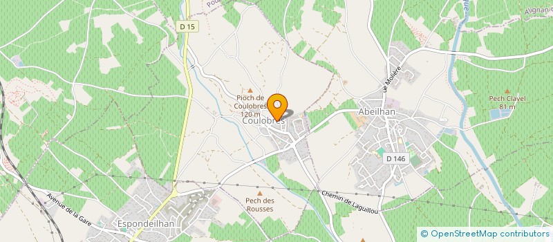 localisation de l'entreprise MADAME JESSICA BARBOT  COULOBRES