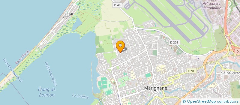 localisation de l'entreprise MADAME JESSICA BARDI  MARIGNANE