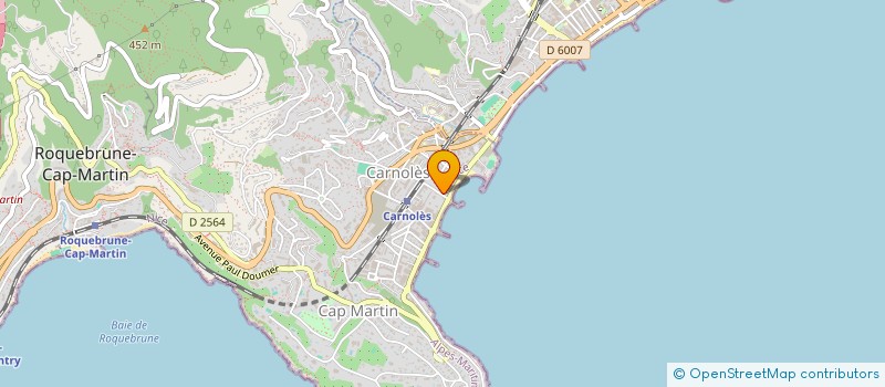 localisation de l'entreprise MADAME JESSICA BARTOLI  ROQUEBRUNE-CAP-MARTIN