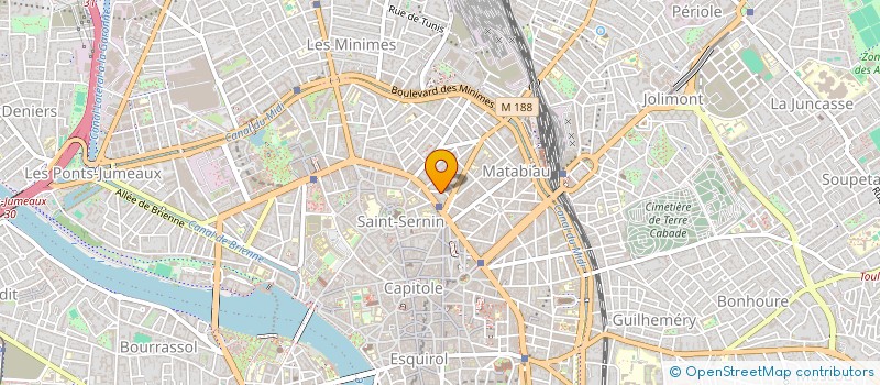 localisation de l'entreprise MADAME JESSICA BARUS à TOULOUSE