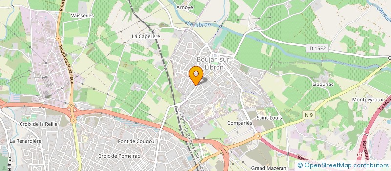 localisation de l'entreprise MADAME JESSICA BATTAGLIA à BOUJAN-SUR-LIBRON