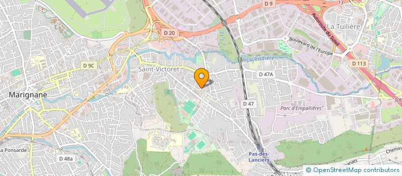 localisation de l'entreprise MADAME JESSICA BATTAZ  SAINT-VICTORET