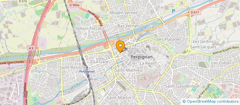 localisation de l'entreprise MADAME JESSICA BAUCHET  PERPIGNAN