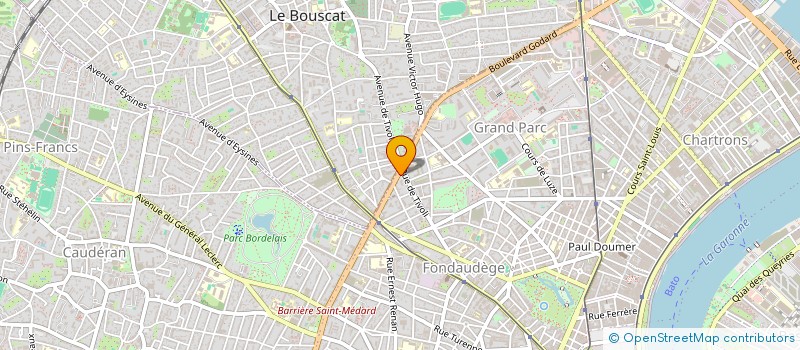 localisation de l'entreprise MADAME JESSICA BAUDIN  BORDEAUX