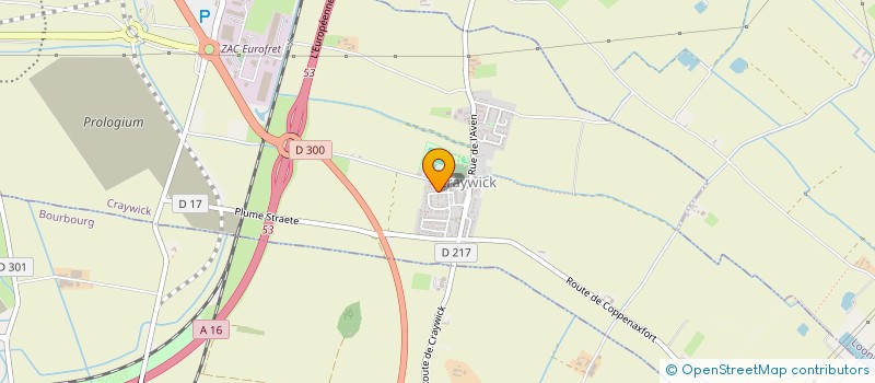 localisation de l'entreprise MADAME JESSICA BECQUET  CRAYWICK