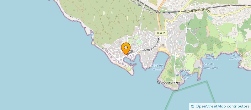 localisation de l'entreprise MADAME JESSICA BEGLIOMINI à MARTIGUES