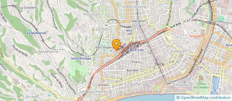 localisation de l'entreprise MADAME JESSICA BENCHETON à NICE