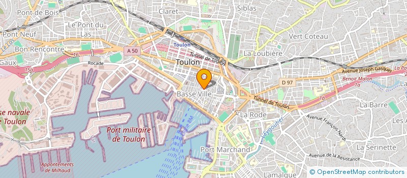 localisation de l'entreprise MADAME JESSICA BENTAFAR  TOULON