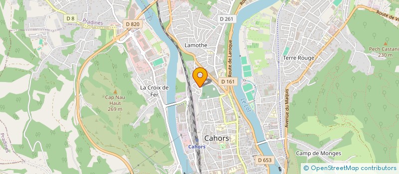 localisation de l'entreprise MADAME JESSICA BERAT  CAHORS