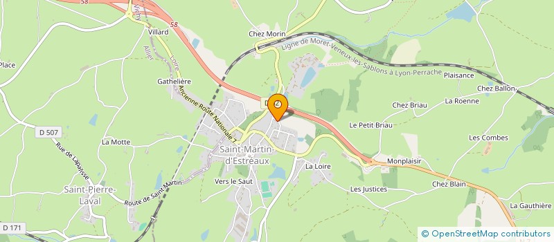 localisation de l'entreprise MADAME JESSICA BERGER  SAINT-MARTIN-D'ESTREAUX