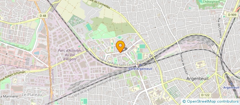 localisation de l'entreprise MADAME JESSICA BERNADOTTE  ARGENTEUIL