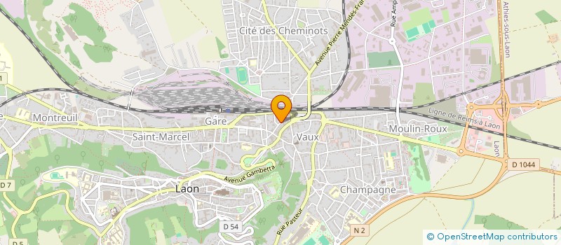 localisation de l'entreprise MADAME JESSICA BERNARD à LAON