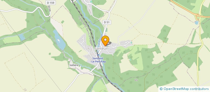 localisation de l'entreprise MADAME JESSICA BERNUIT à SANTEUIL