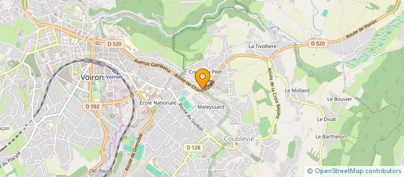 localisation de l'entreprise MADAME JESSICA BETITO  COUBLEVIE