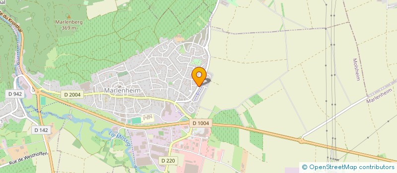 localisation de l'entreprise MADAME JESSICA BEUTEL  MARLENHEIM