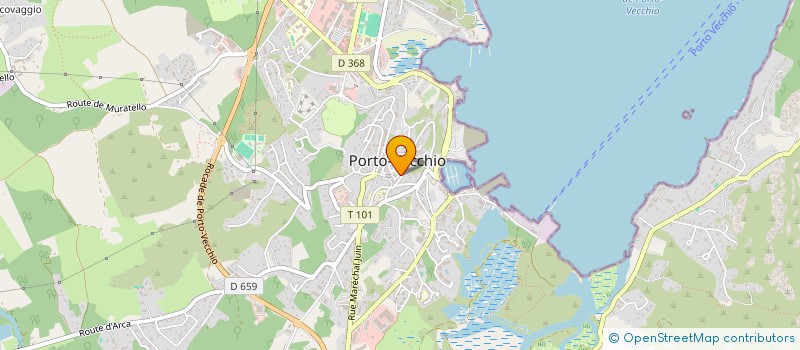 localisation de l'entreprise MADAME JESSICA BIANCHINI à PORTO-VECCHIO