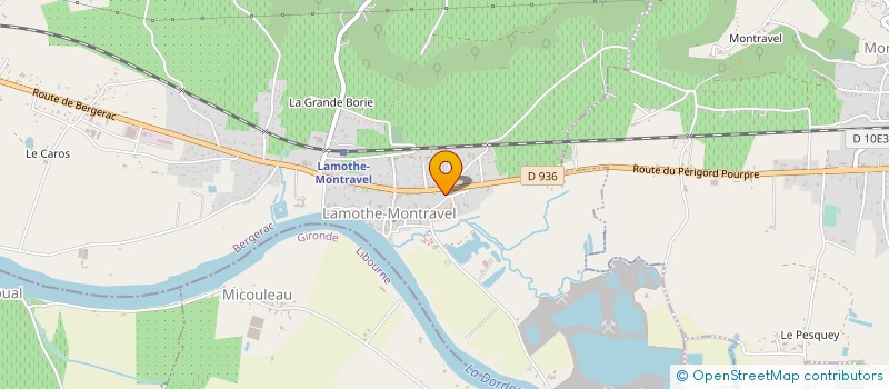 localisation de l'entreprise MADAME JESSICA BIKA BAYIMAT  LAMOTHE-MONTRAVEL