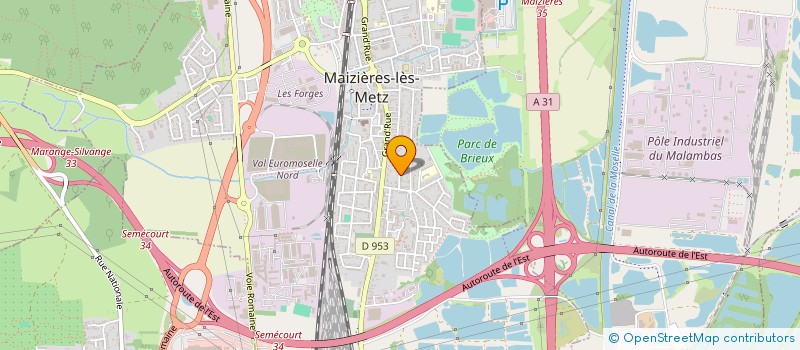 localisation de l'entreprise MADAME JESSICA BINKOWSKI  MAIZIERES-LES-METZ