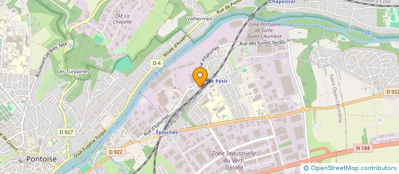 localisation de l'entreprise MADAME JESSICA BINSINGER  ST OUEN L AUMONE