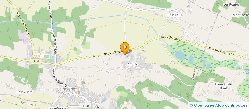 localisation de l'entreprise MADAME JESSICA BISSON  SAINT-CHEF