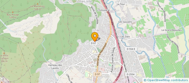 localisation de l'entreprise MADAME JESSICA BLAIN  LA FARLEDE