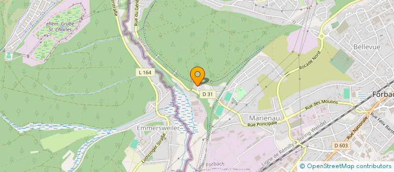 localisation de l'entreprise MADAME JESSICA BLASIUS  FORBACH