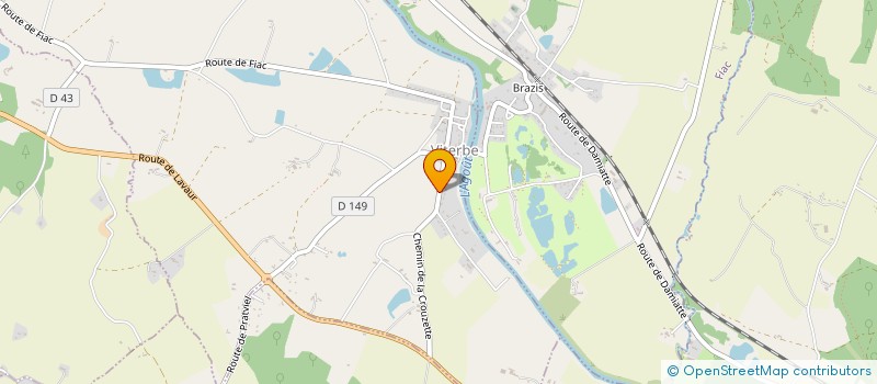 localisation de l'entreprise MADAME JESSICA BOEZ  VITERBE