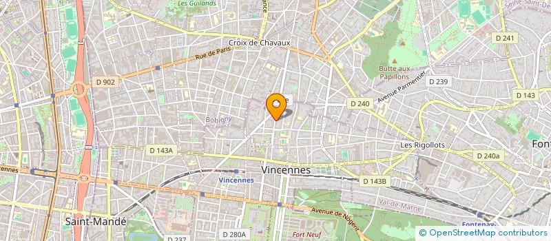 localisation de l'entreprise MADAME JESSICA BOISSON à VINCENNES