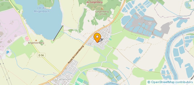 localisation de l'entreprise MADAME JESSICA BONFORTE  CATTENOM