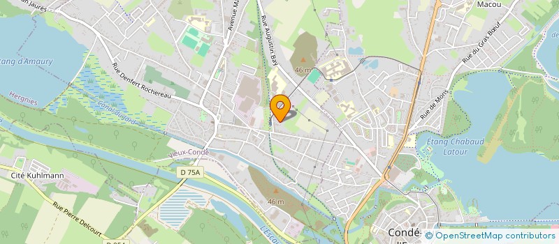 localisation de l'entreprise MADAME JESSICA BOUHADJRA  VIEUX-CONDE