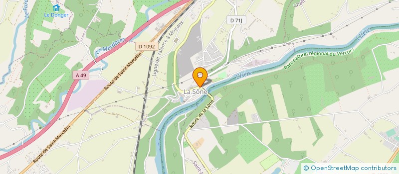 localisation de l'entreprise MADAME JESSICA BOULARD  CHASSELAY