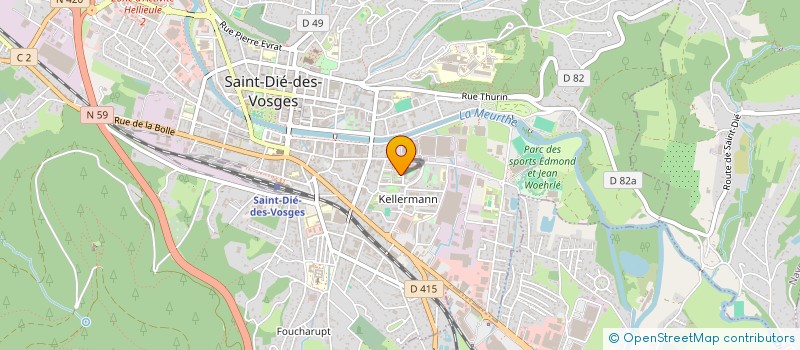 localisation de l'entreprise MADAME JESSICA BOULAY à SAINT-DIE-DES-VOSGES