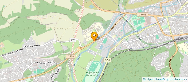 localisation de l'entreprise MADAME JESSICA BOURDON  EVREUX