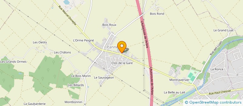 localisation de l'entreprise MADAME JESSICA BOURGOIN à PANNES