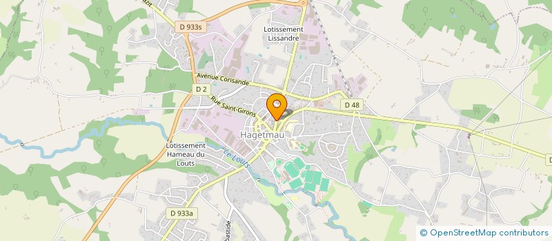 localisation de l'entreprise MADAME JESSICA BOURNANE  HAGETMAU