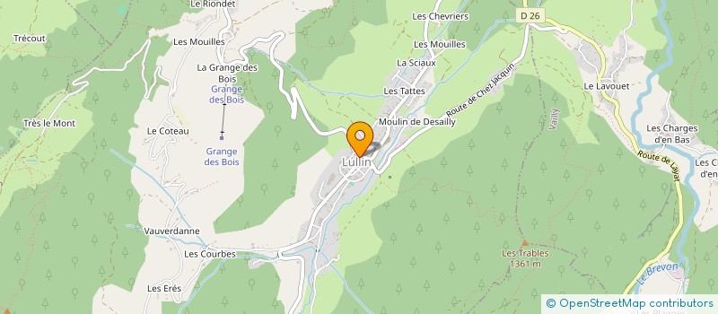 localisation de l'entreprise MADAME JESSICA BRECHES  LULLIN