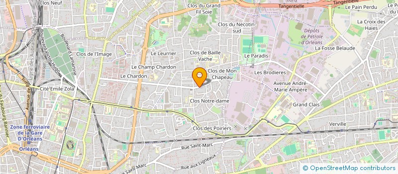 localisation de l'entreprise MADAME JESSICA BREMONT à ORLEANS