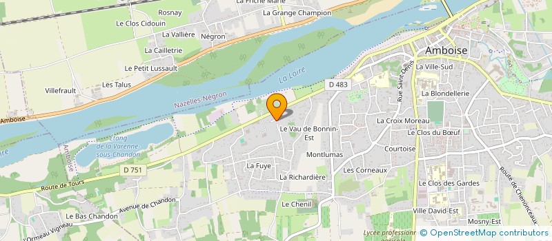 localisation de l'entreprise MADAME JESSICA BROSSIER à AMBOISE