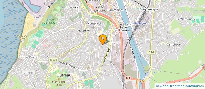 localisation de l'entreprise MADAME JESSICA BRULIN  OUTREAU