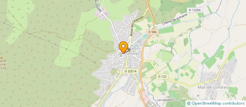 localisation de l'entreprise MADAME JESSICA BRUNEL  SAINT-MARTIN-DE-LONDRES