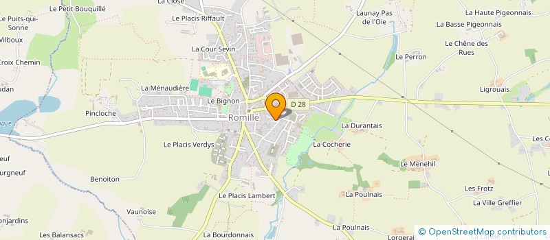 localisation de l'entreprise MADAME JESSICA BRUNEL  ROMILLE